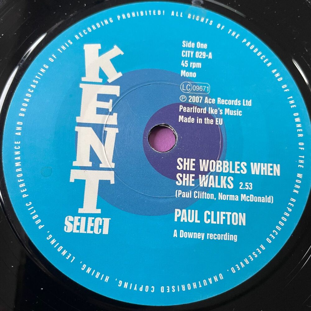 Paul CliftonShe wobbles when she walksKent M