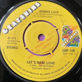 Ronnie Love-Let's make love-UK Grapevine E+