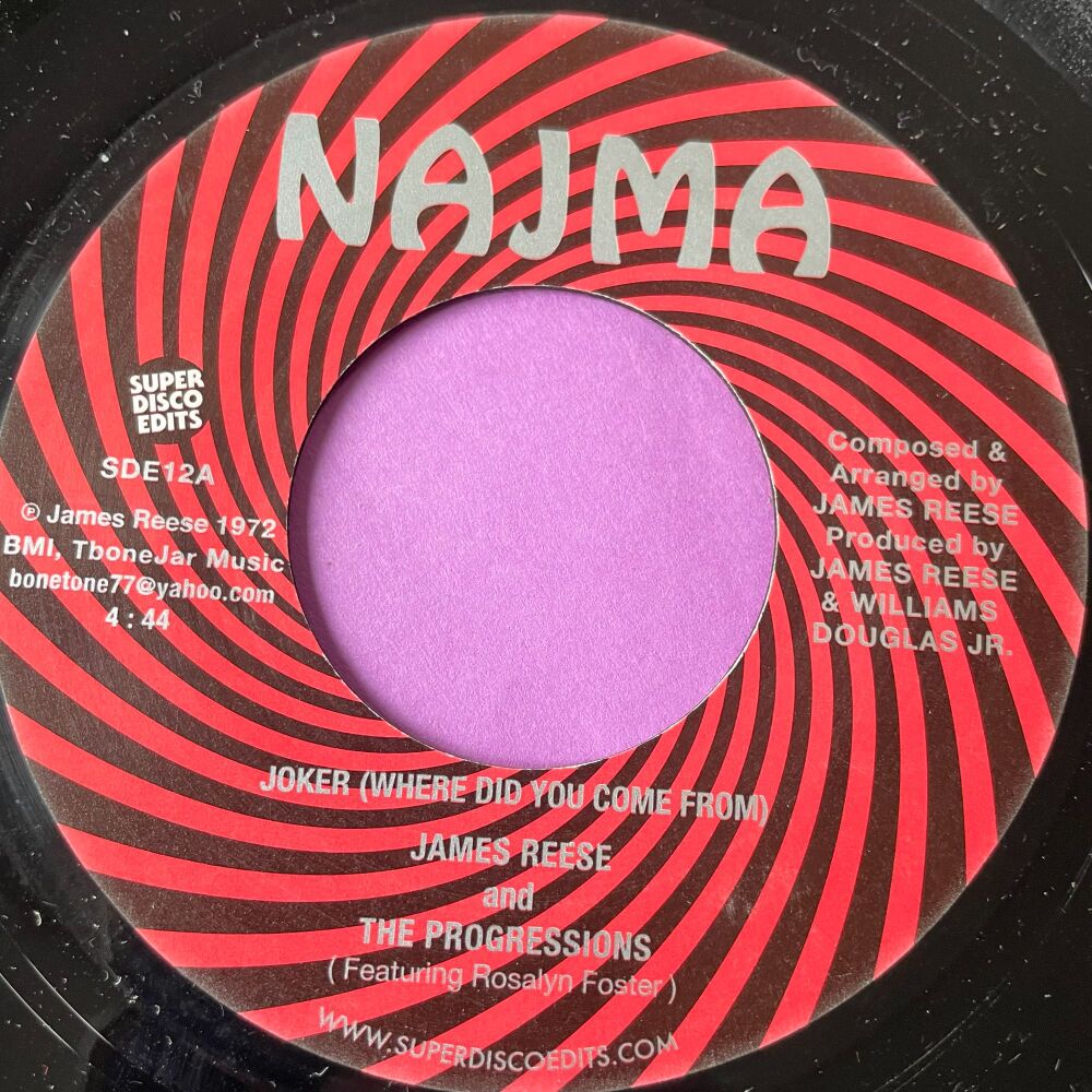 James Reese-Joker (Where did you come from)-Najma E+