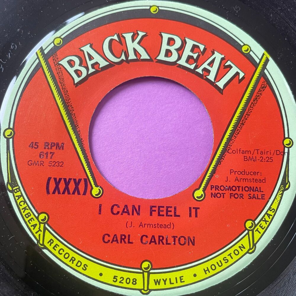Carl Carlton-I can feel it-Back Beat Demo E+