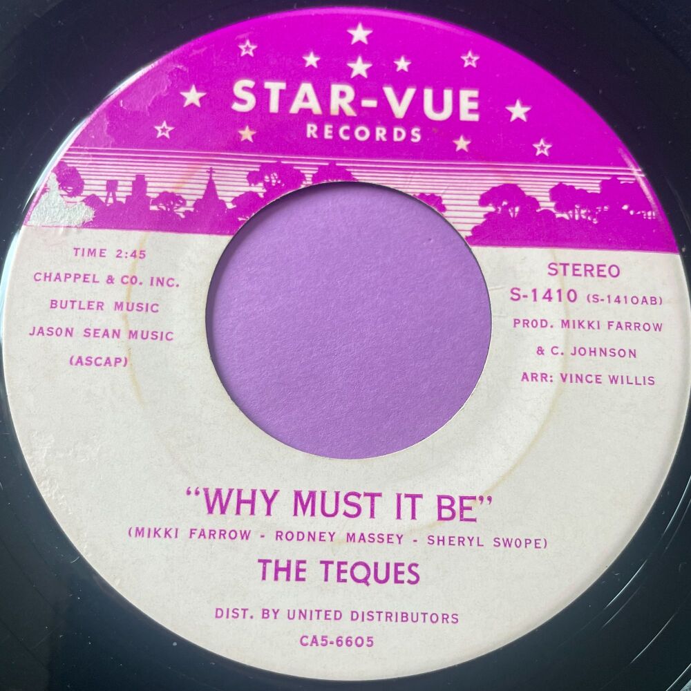 Teques-Why must it be/ If I could-Star-Vue E+