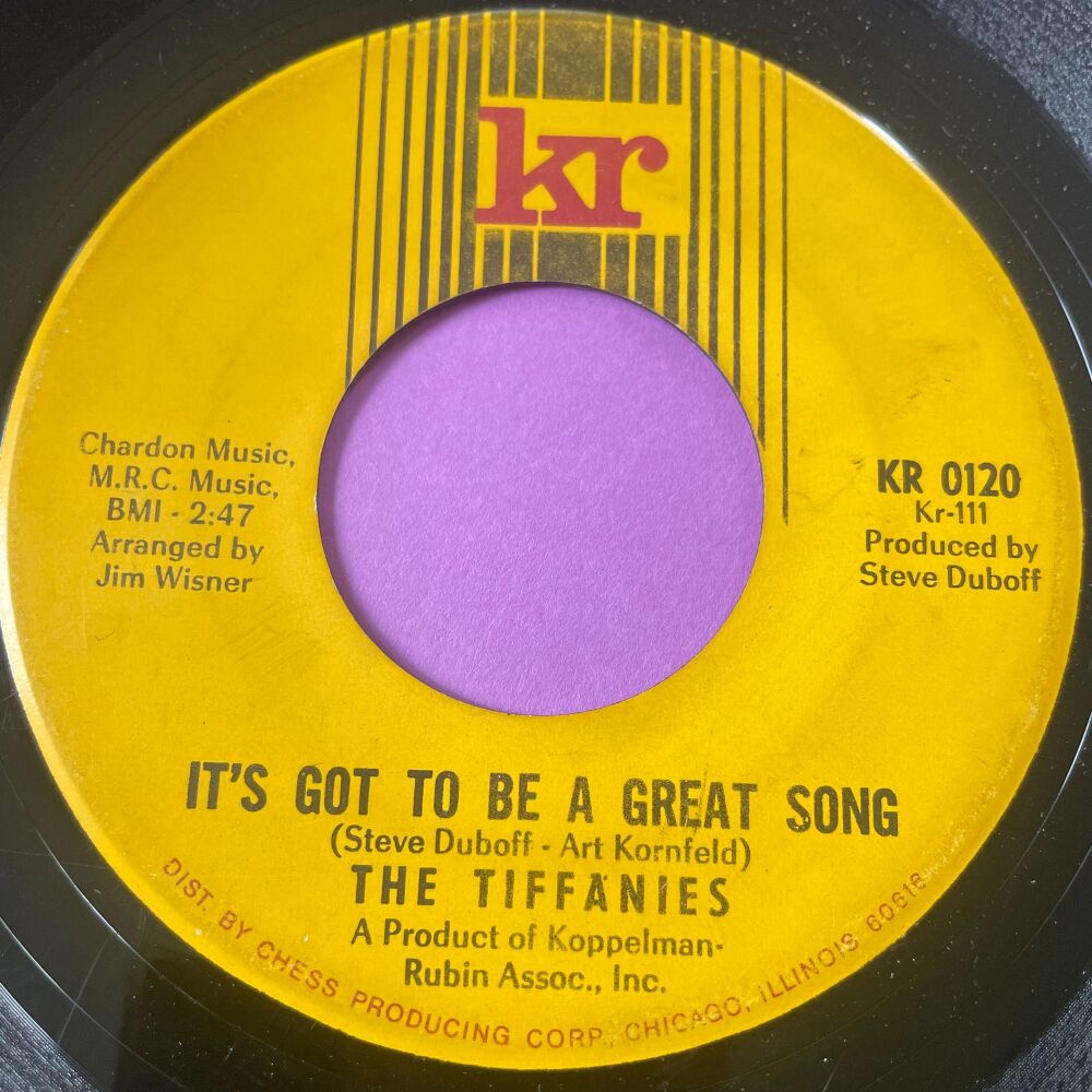 Tiffanies-It's got to be  agreat song-KR vg+