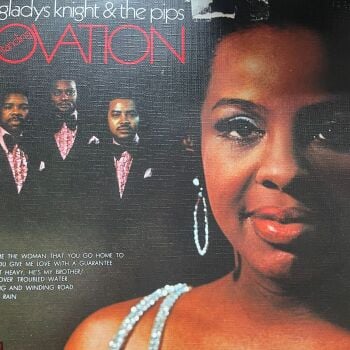 Gladys Knight-Ovation-UK Motown LP stkr E+