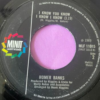 Homer Banks-I know you know-UK Minit E