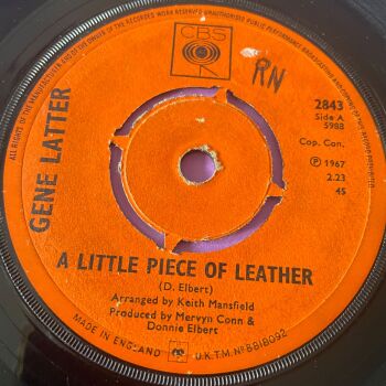 Gene Latter-A little piece of leather-UK CBS vg