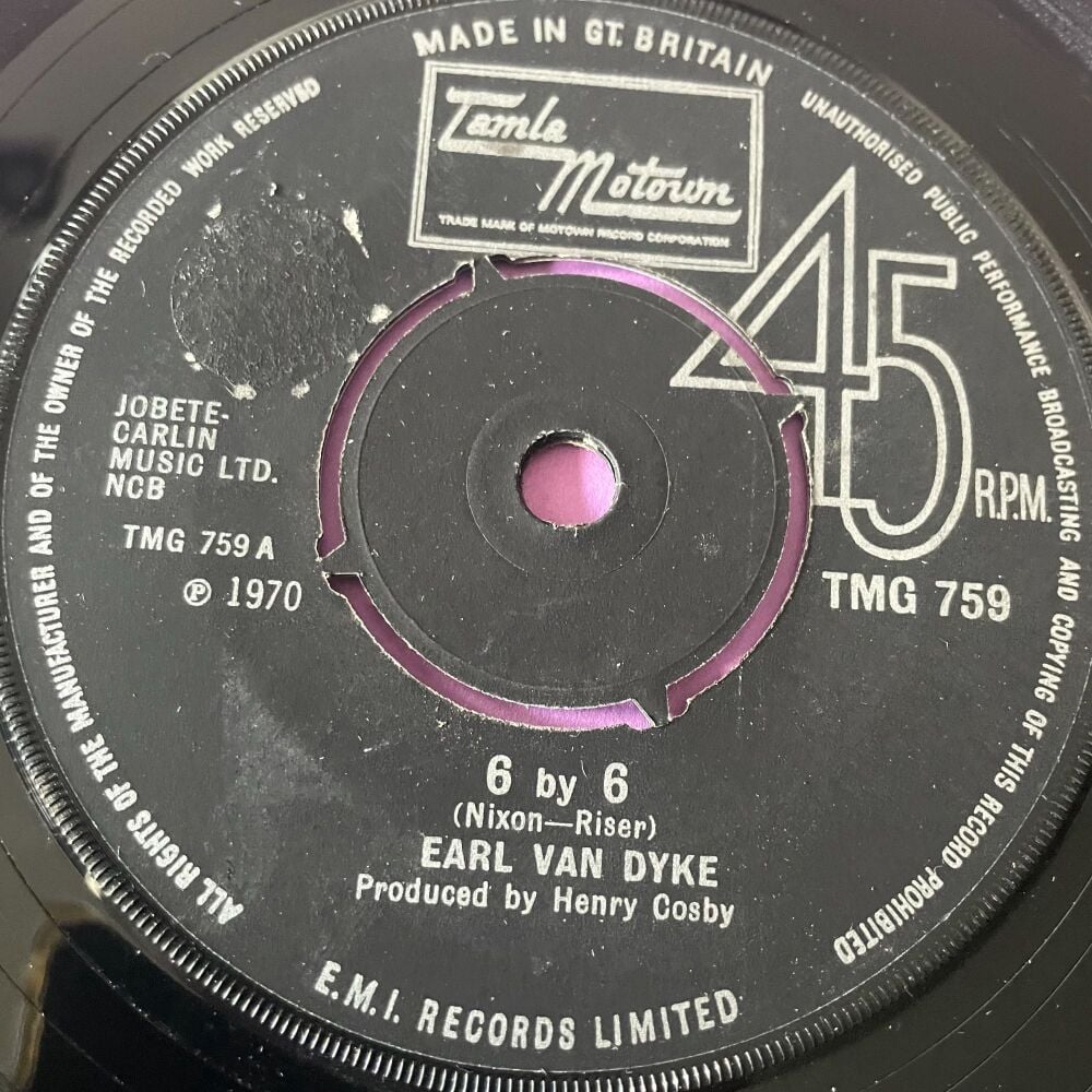 Earl Van Dyke-6x6/ All for you-TMG 759 E+