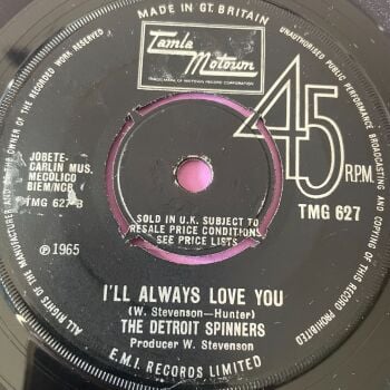 Detroit Spinners-I'll always love you-TMG 627 E-