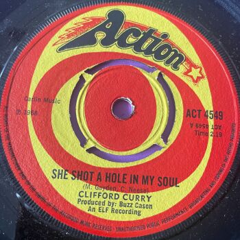 Clifford Curry-She shot a hole in my soul-UK Action M-