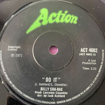 Billy Sha-Rae-Do it/ Crying clown-UK Action E+