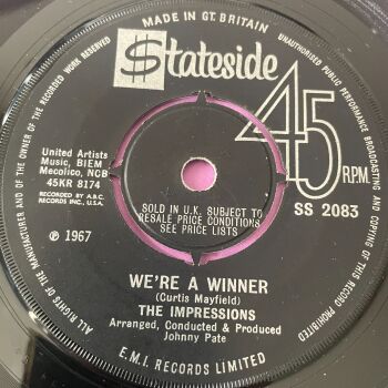 Impressions-We're a winner-UK Stateside E
