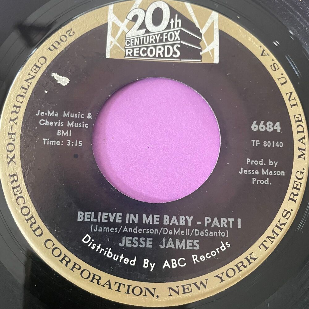 Jesse James-Believe in me baby-20th Cent. LT E