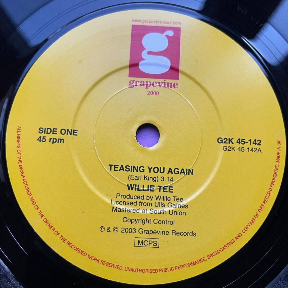 Willie Tee-Teasing you again-UK Grapevine E+