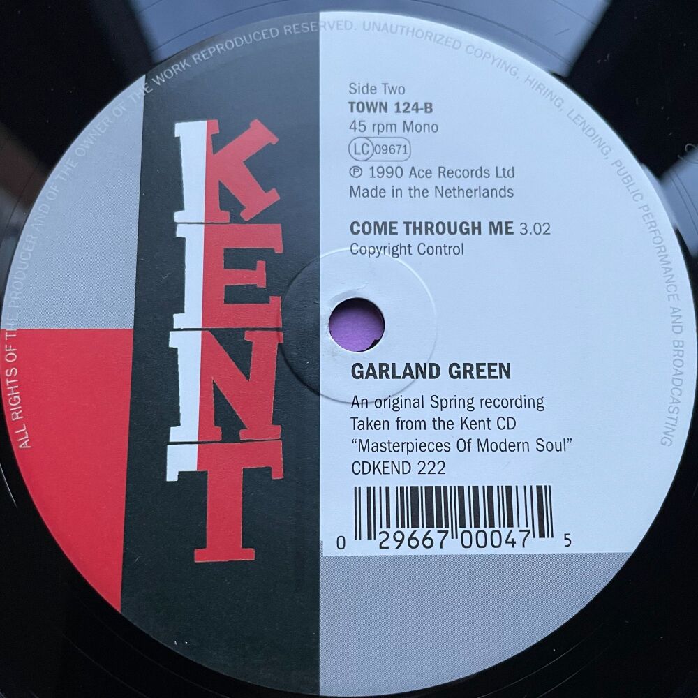 Garland Green-Come through me-Kent E+