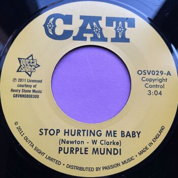 Purple Mundi-Stop hurting me baby/ Man from the sky-Cat R E+