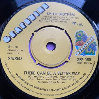 Smith Brothers-There can be a better way/ Payback's a drag-UK Grapevine E