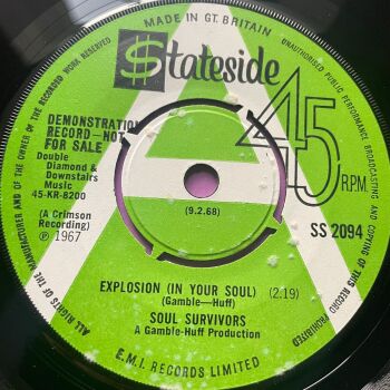 Soul Survivors-Explosion in your soul-UK Stateside Demo E+