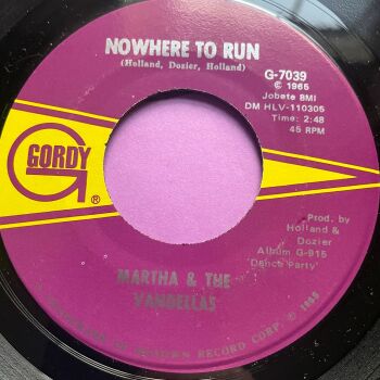 Martha & The Vandellas-Nowhere to run-Gordy E+