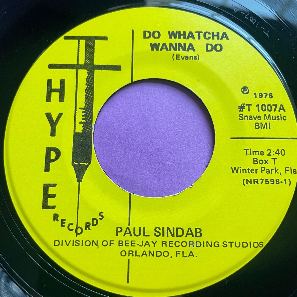 Paul Sindab-Do whatcha wanna do-Hype R E+