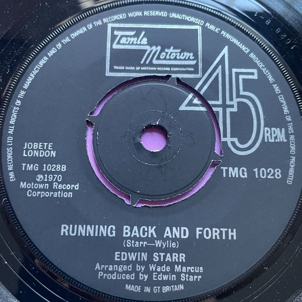 Edwin Starr-Time/Running back and forth-TMG 1028 E+