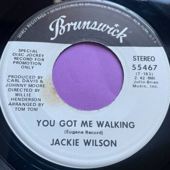 Jackie Wilson-You got me walking-Brunswick WD E+