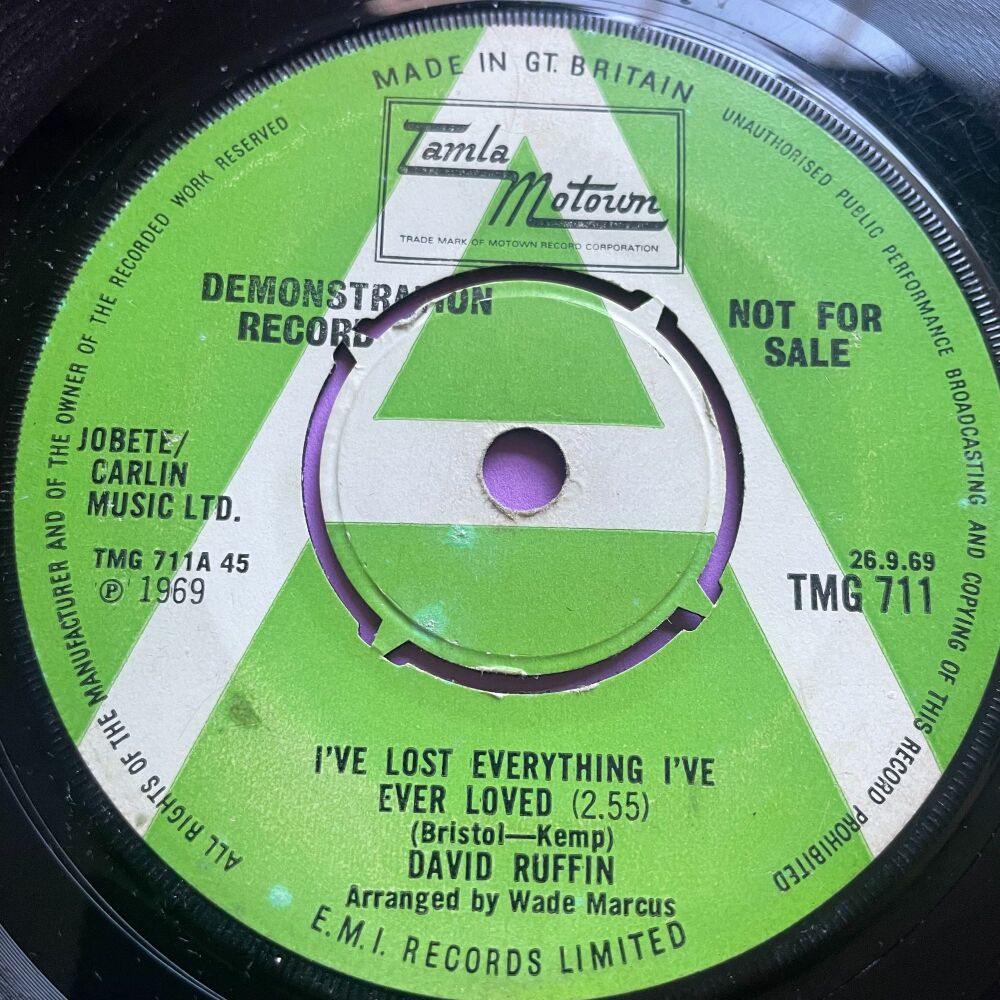 David Ruffin-I've lost everything I've ever loved-TMG 711 vg+