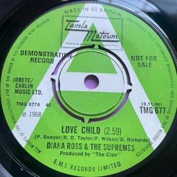 Diana Ross and Supremes-Love child-TMG 677 Demo E+