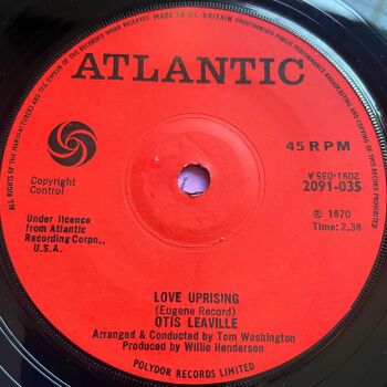 Otis Leaville-Love uprising-UK Atlantic E+