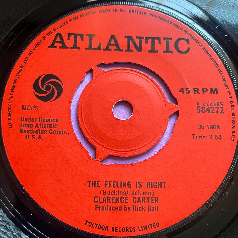 Clarence Carter-The feeling is right-UK Atlantic E+