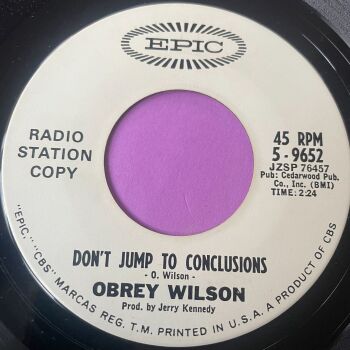Obrey Wilson-Don't jump to conclusions-Epic WD E+