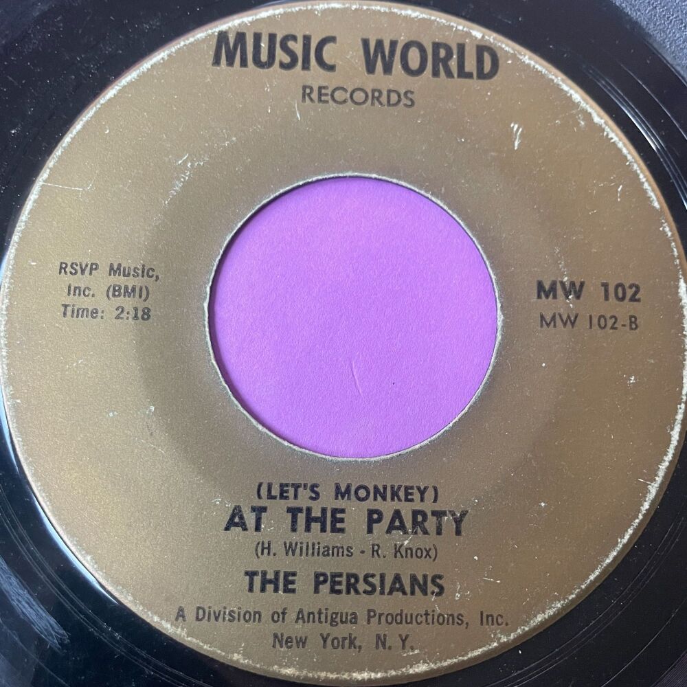 Persians-At the party-Music World vg+