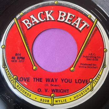 O.V Wright-Love the way you love-Back Beat E+