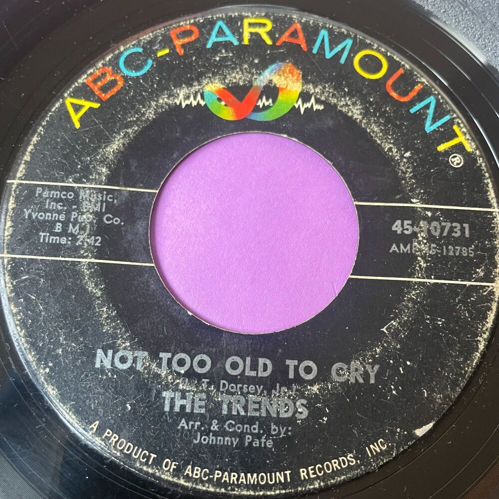Trends-Not too old to cry/ If you don't dig the blues-ABC vg+
