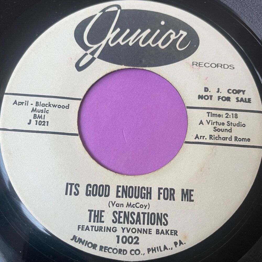 Sensations-It's good enough for me-Junior WD E