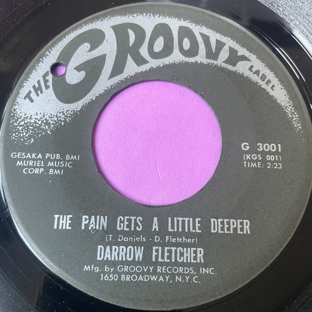 Darrow Fletcher-The pain gets a little deeper-Groovy E+