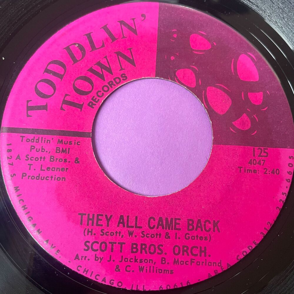 Scott Bros. Orch.-They all came back-Toddlin Town E+