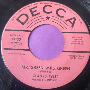 Gladys Tyler-Mr. Green Mrs Green-Decca Demo vg