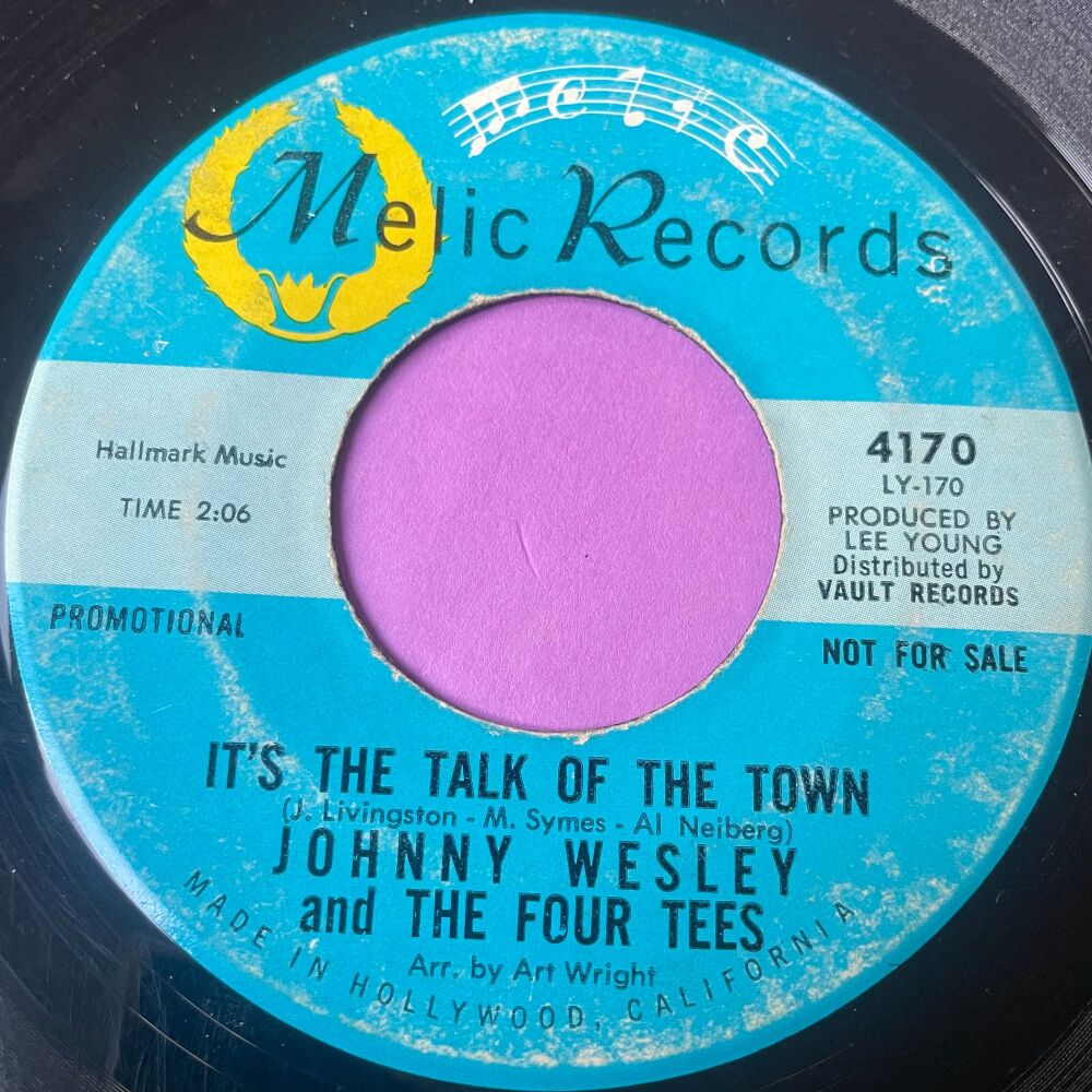 Johnny Wesley-It's the talk of the town-Melic vg+