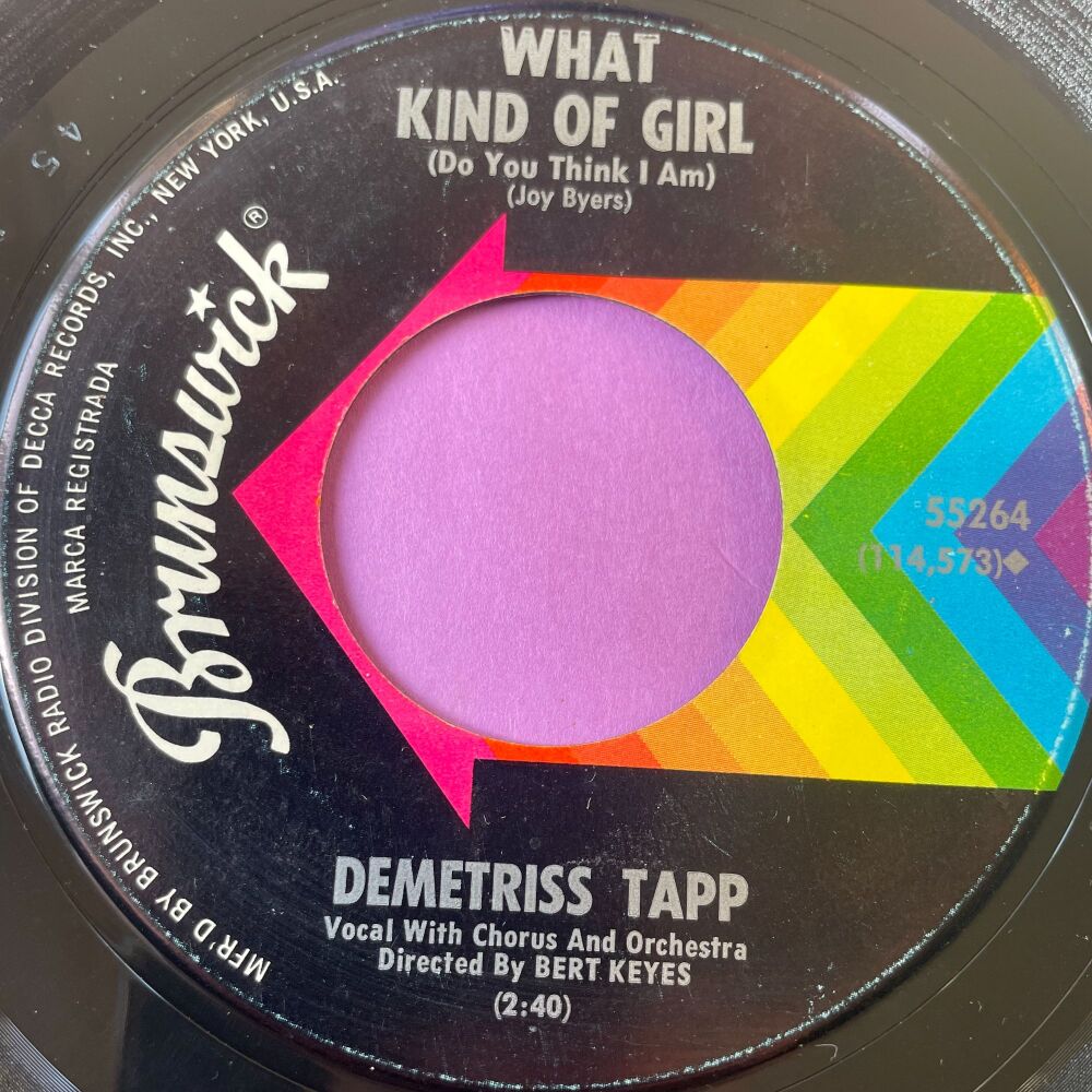 Demetriss Tapp-What kind of girl-Brunswick E+
