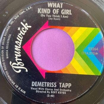 Demetriss Tapp-What kind of girl-Brunswick E+