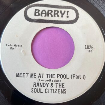 Randy & The Soul Citizens-Meet me at the pool-Barry WD vg+
