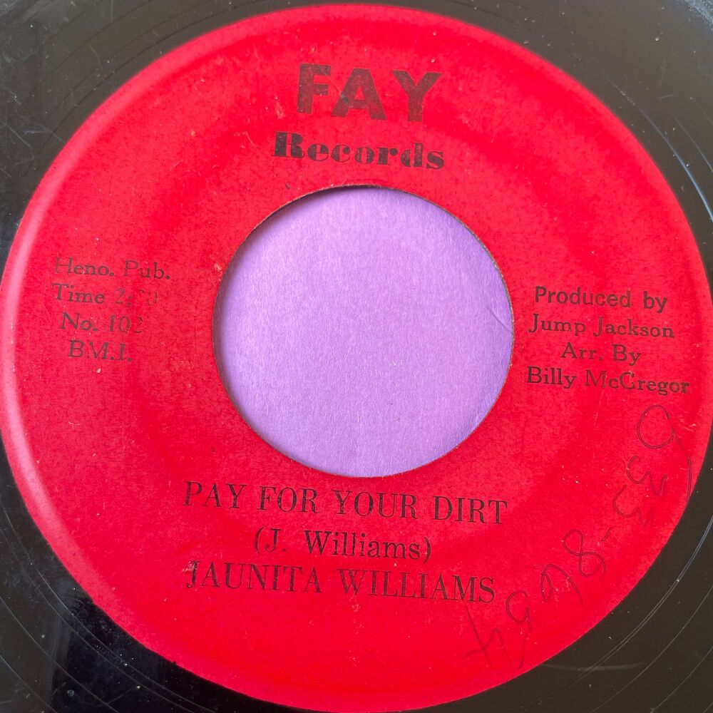 Juanita Williams-Pay for your dirt-Fay vg