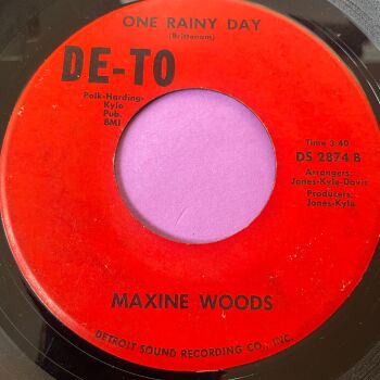 Maxine Woods-One rainy day/ I'm so hungry-De-To vg+