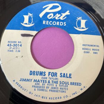 Jimmy Mayes & The Soul Breed-Drums for sale-Port wol E+