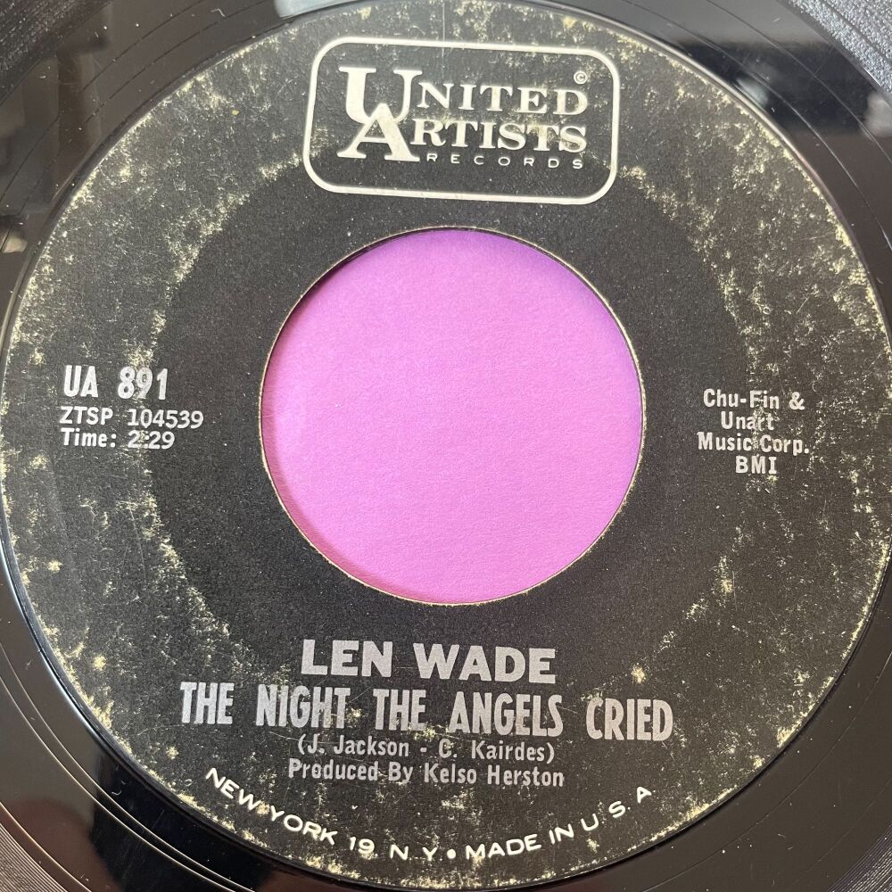 Len Wade-The night the angels cried-UA vg+