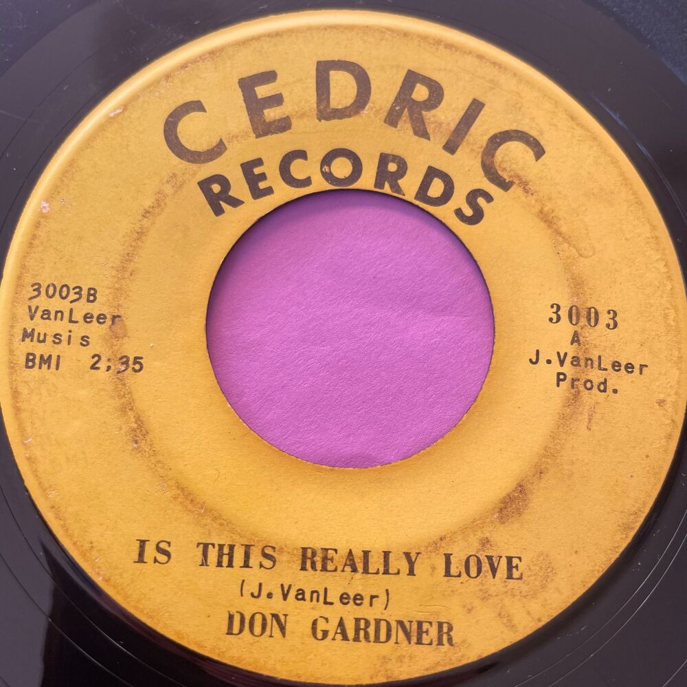 Don Gardner-Is this really love-Cedric vg+