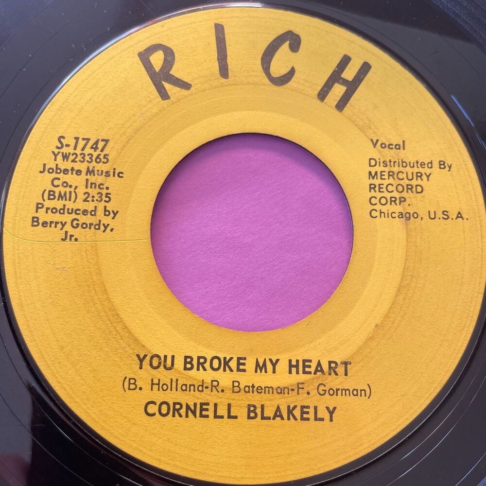 Cornell Blakely-You broke my heart-Rich E