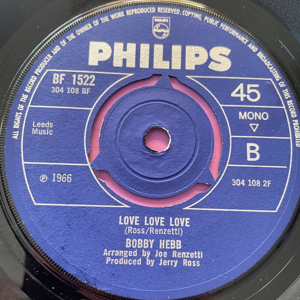 Bobby Hebb-Love love love-UK Philips E+