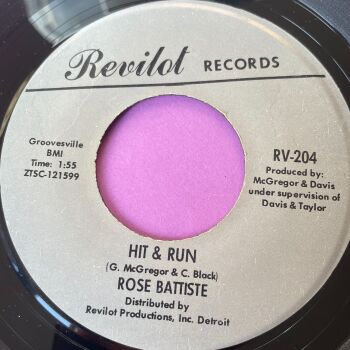 Rose batiste-Hit & Run/ I miss my baby-Revilot R E