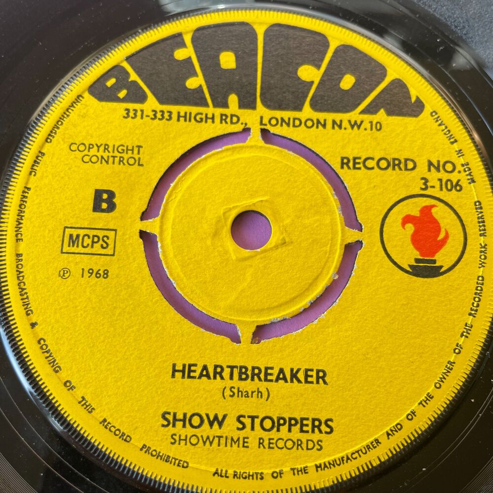 Show Stoppers-Heartbreaker/ Shake your mini-UK Beacom E+