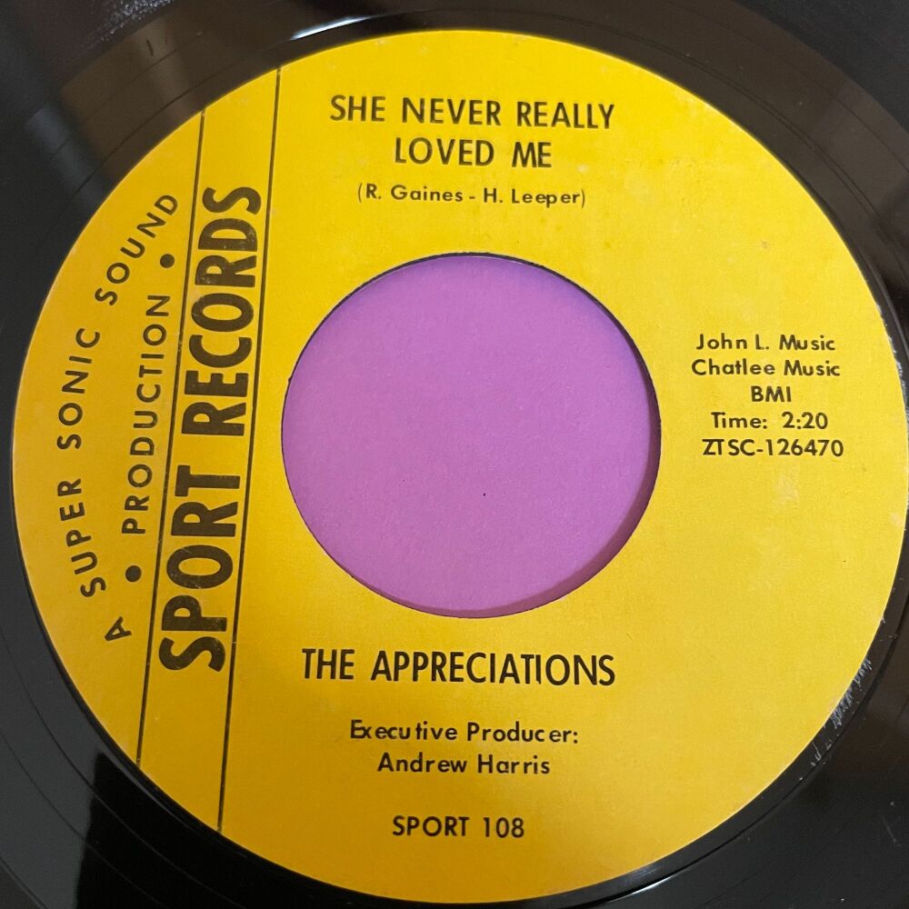 Appreciations-She never really loved me-Sport E